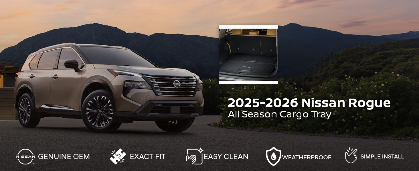 2025-2026 Nissan Rogue All Season Cargo Tray