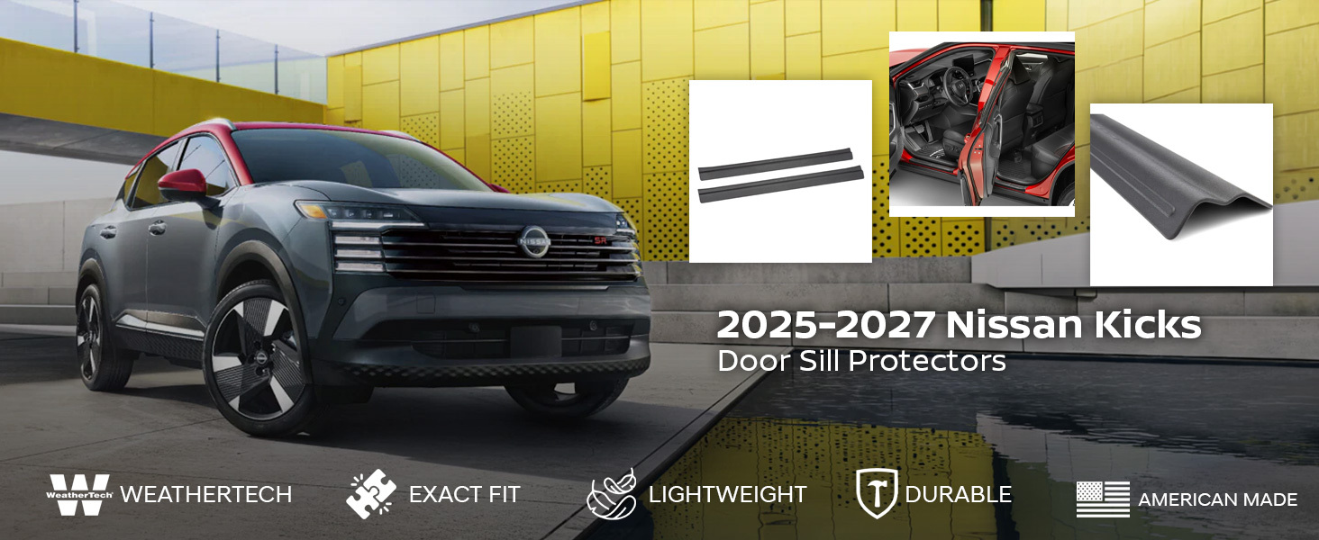 2025-2027 Nissan Kicks WeatherTech Door Sill Protectors