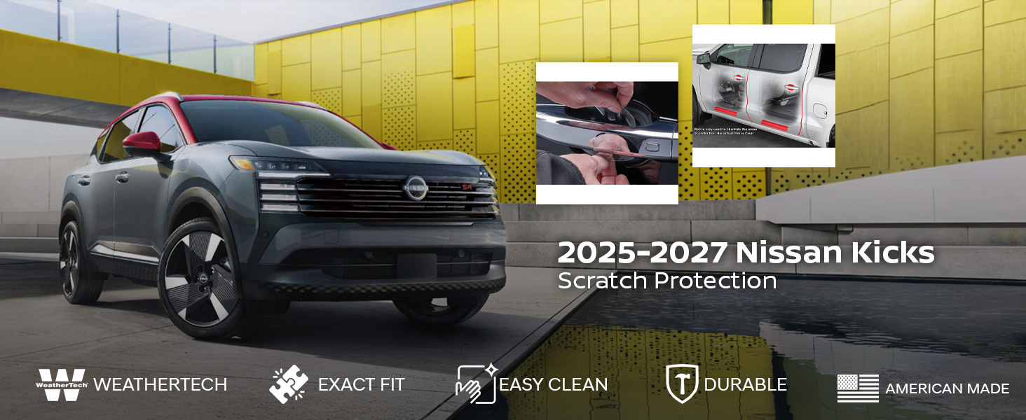 2025-2027 Nissan Kicks WeatherTech Scratch Protection 2025-2027 Nissan Kicks WeatherTech Scratch Protection