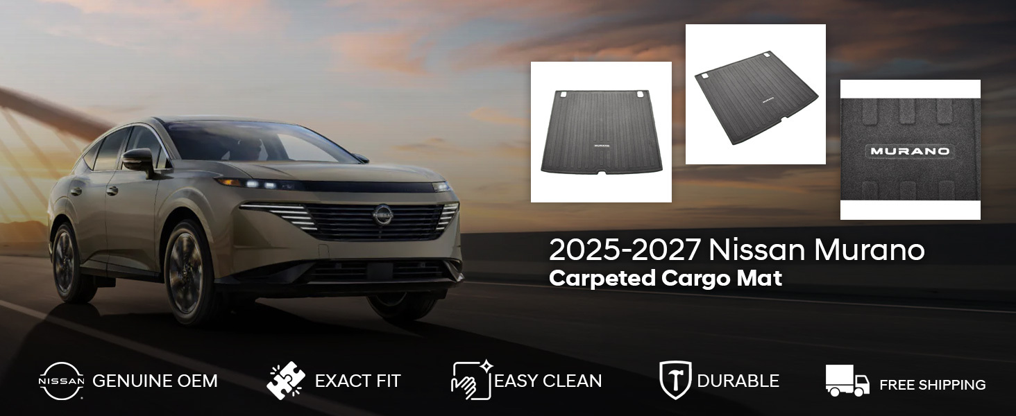 2025-2027 Nissan Murano Carpeted Cargo Mat 2025-2027 Nissan Murano Carpeted Cargo Mat