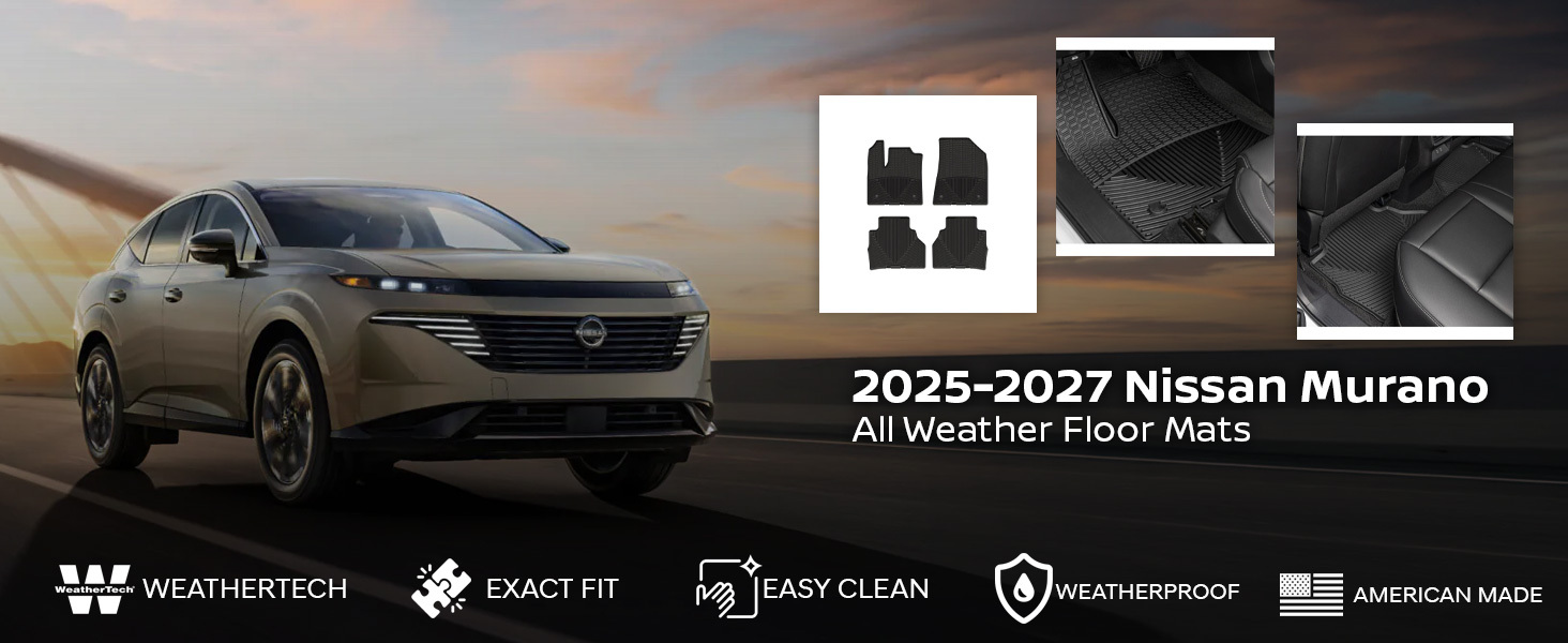 2025-2027 Nissan Murano WeatherTech All Weather Floor Mats