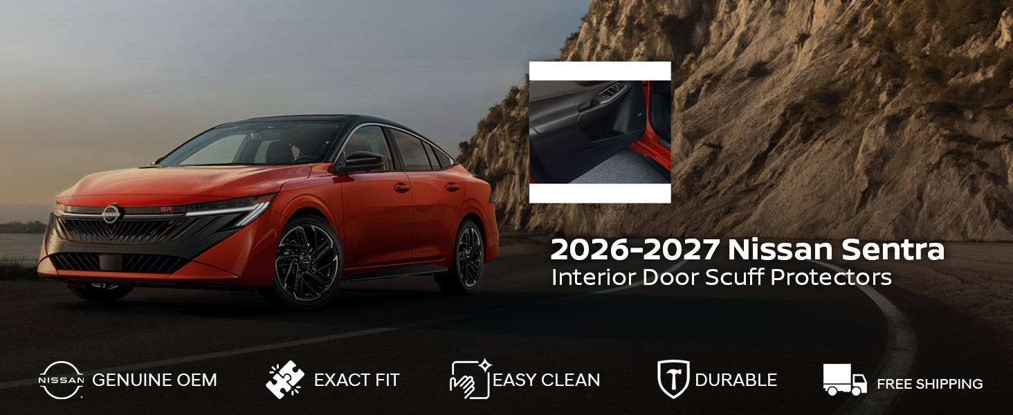 2026-2027 Nissan Sentra Interior Door Scuff Protectors
