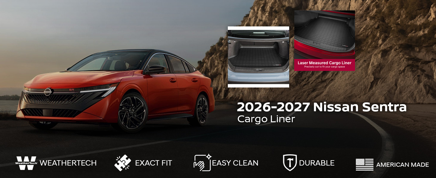 2026-2027 Nissan Sentra WeatherTech Cargo Liner 2026-2027 Nissan Sentra WeatherTech Cargo Liner