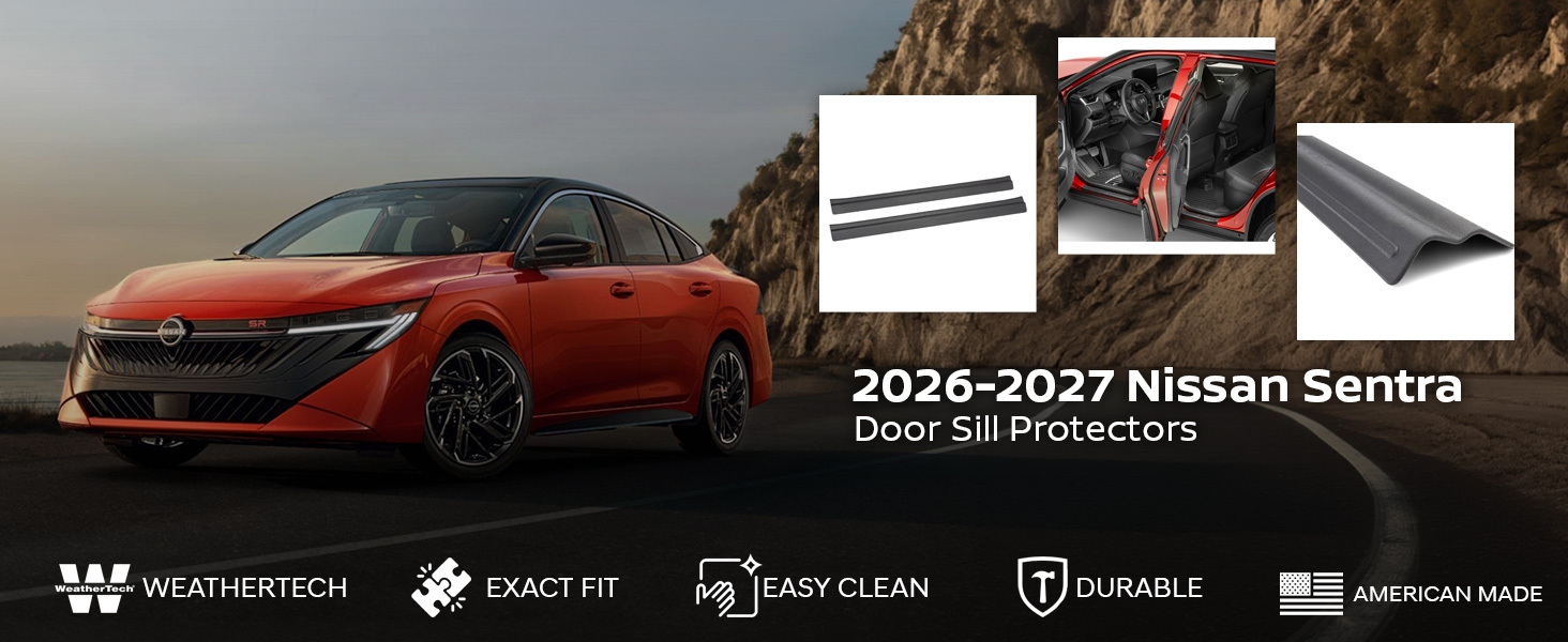 2026-2027 Nissan Sentra WeatherTech Door Sill Protectors 2026-2027 Nissan Sentra WeatherTech Door Sill Protectors