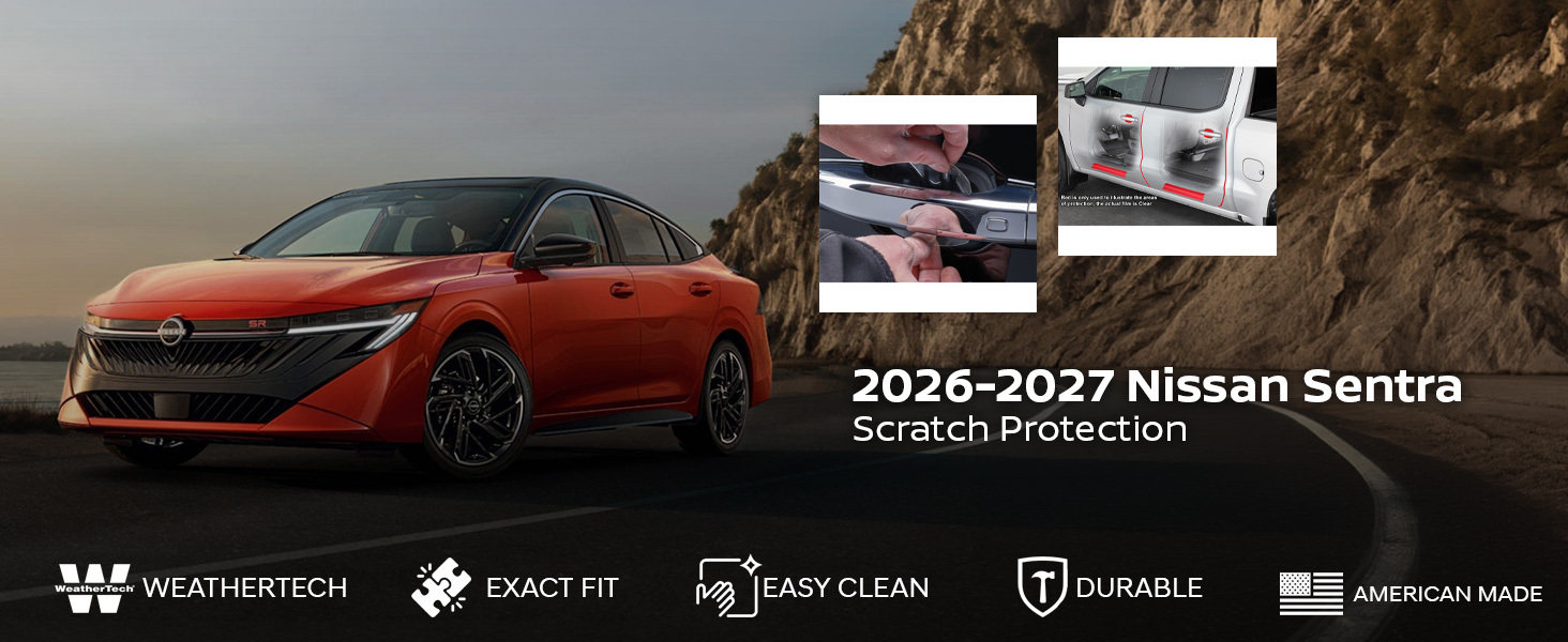 2026-2027 Nissan Sentra WeatherTech Scratch Protection