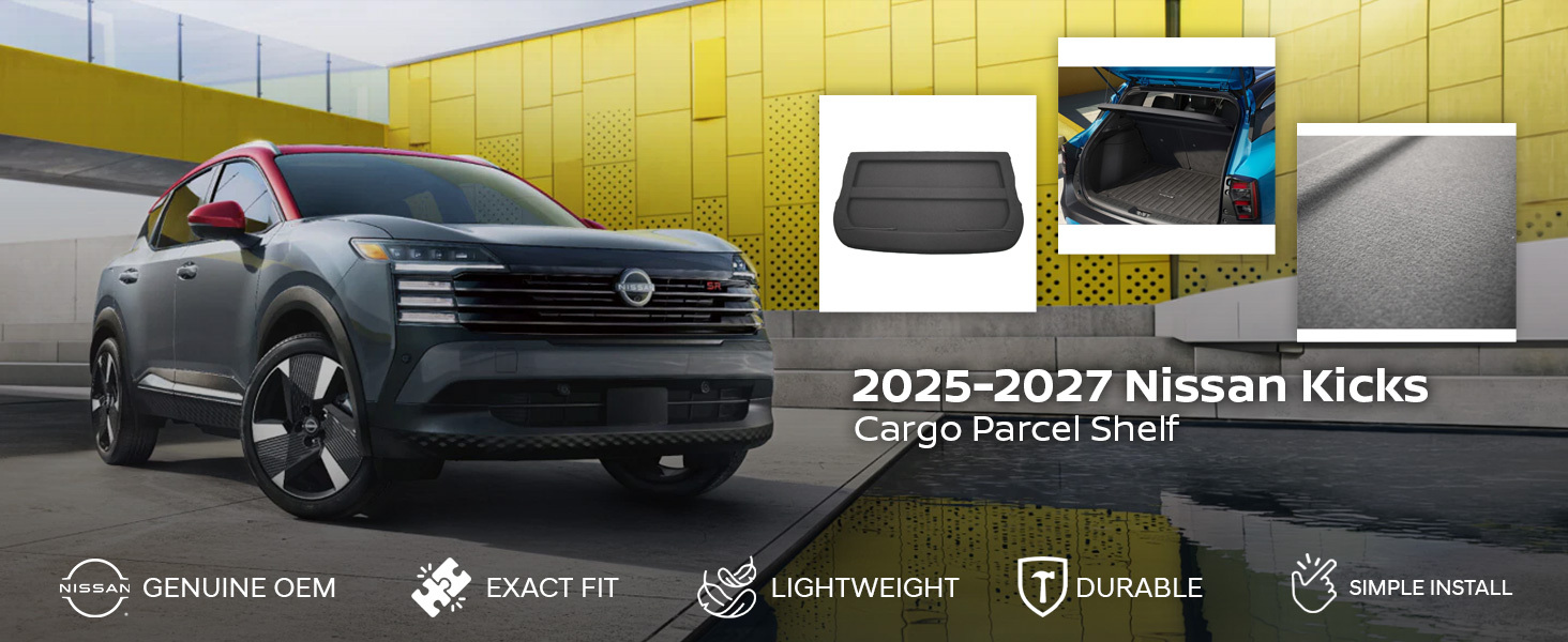 2025-2027 Nissan Kicks Parcel Shelf