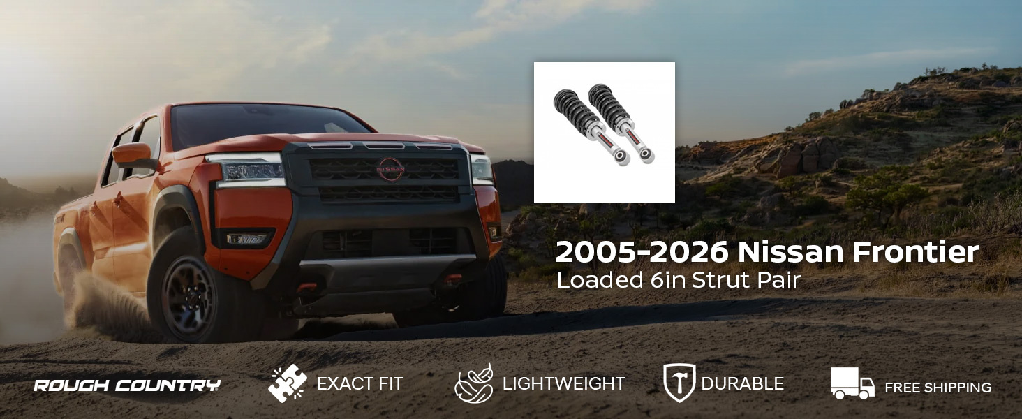 Nissan Frontier Loaded 6in Strut Pair