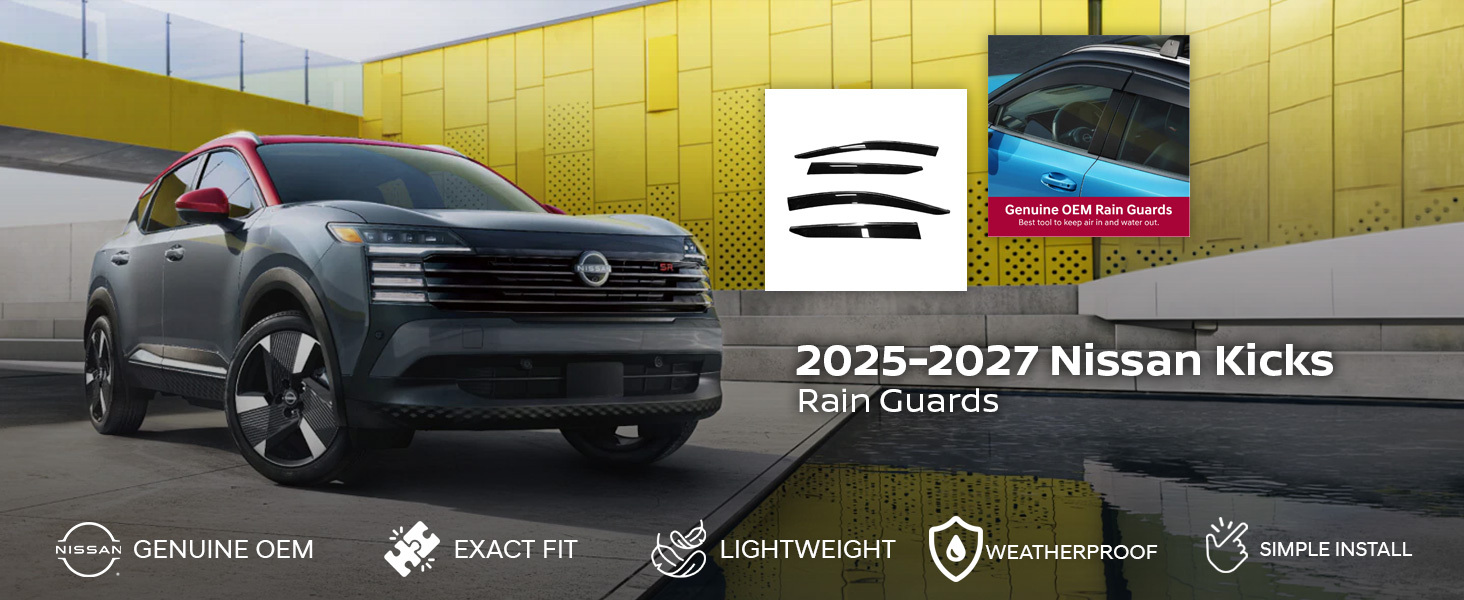 2025-2027 Nissan Kicks Rain Guards