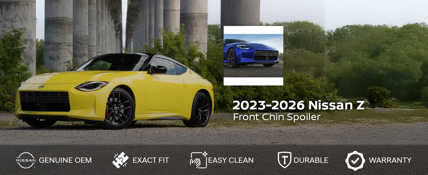 ふんでしもうた 2023-2026 Nissan Z Front Chin Spoiler | All Things Nissan