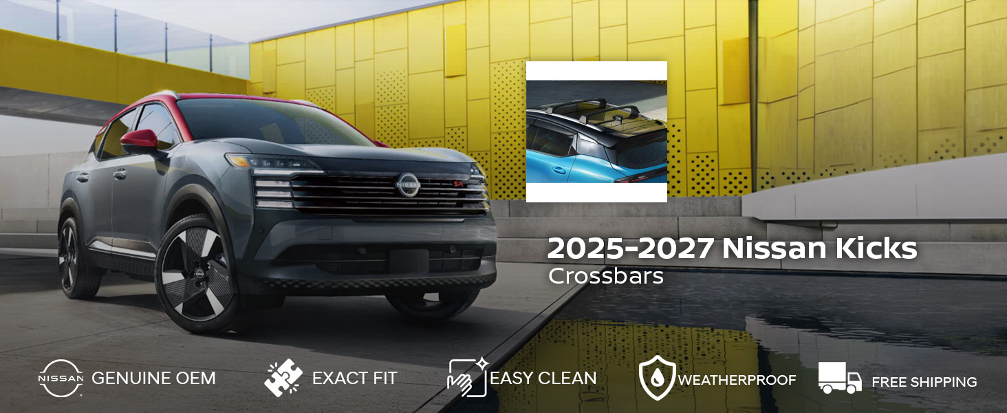 2025-2027 Nissan Kicks Crossbars