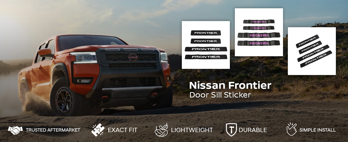 Nissan Frontier Door Sill Sticker