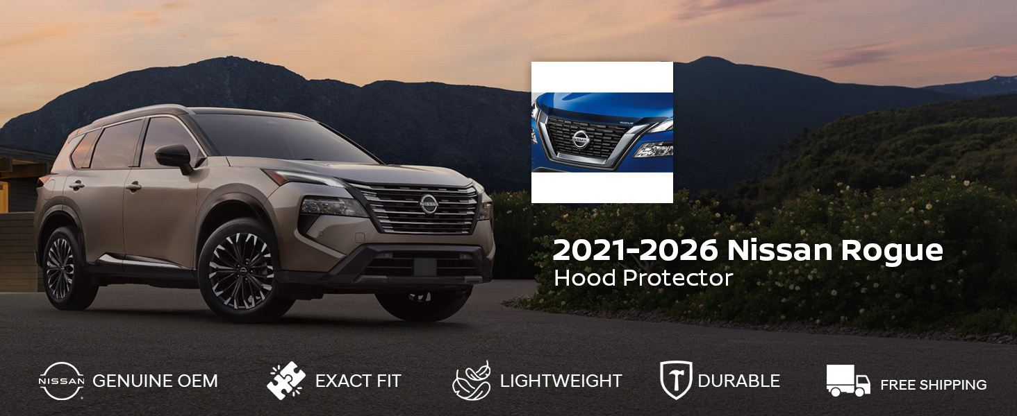 2021-2026 Nissan Rogue Hood Protector