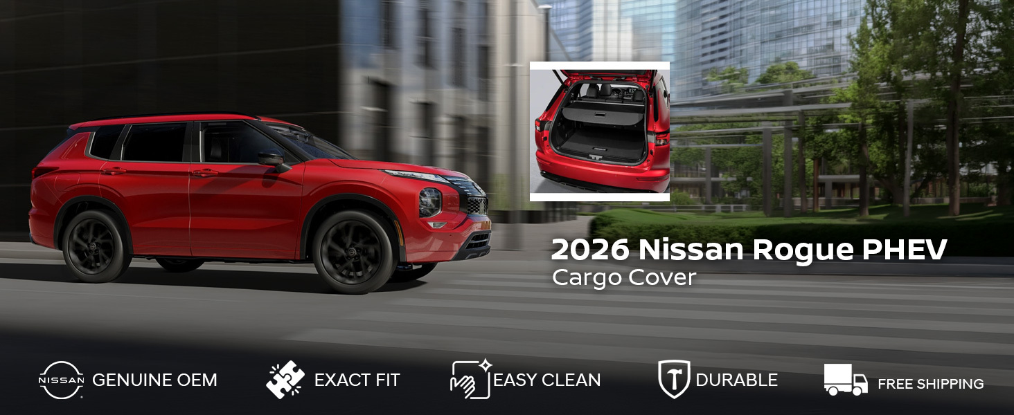 2026 Nissan Rogue Plug-In Hybrid Cargo Cover