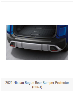 2021 Nissan Rogue Rear Bumper Protector 2021 Nissan Rogue Rear Bumper Protector