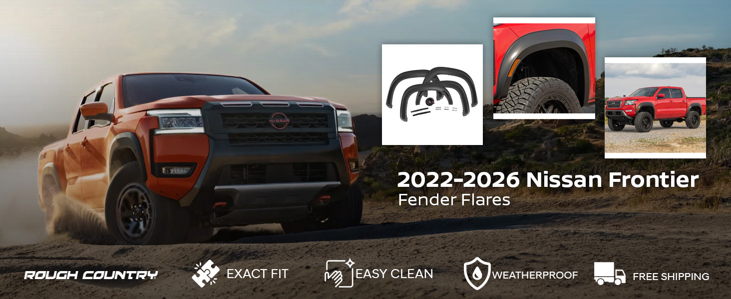 2022-2026 Nissan Frontier Fender Flares