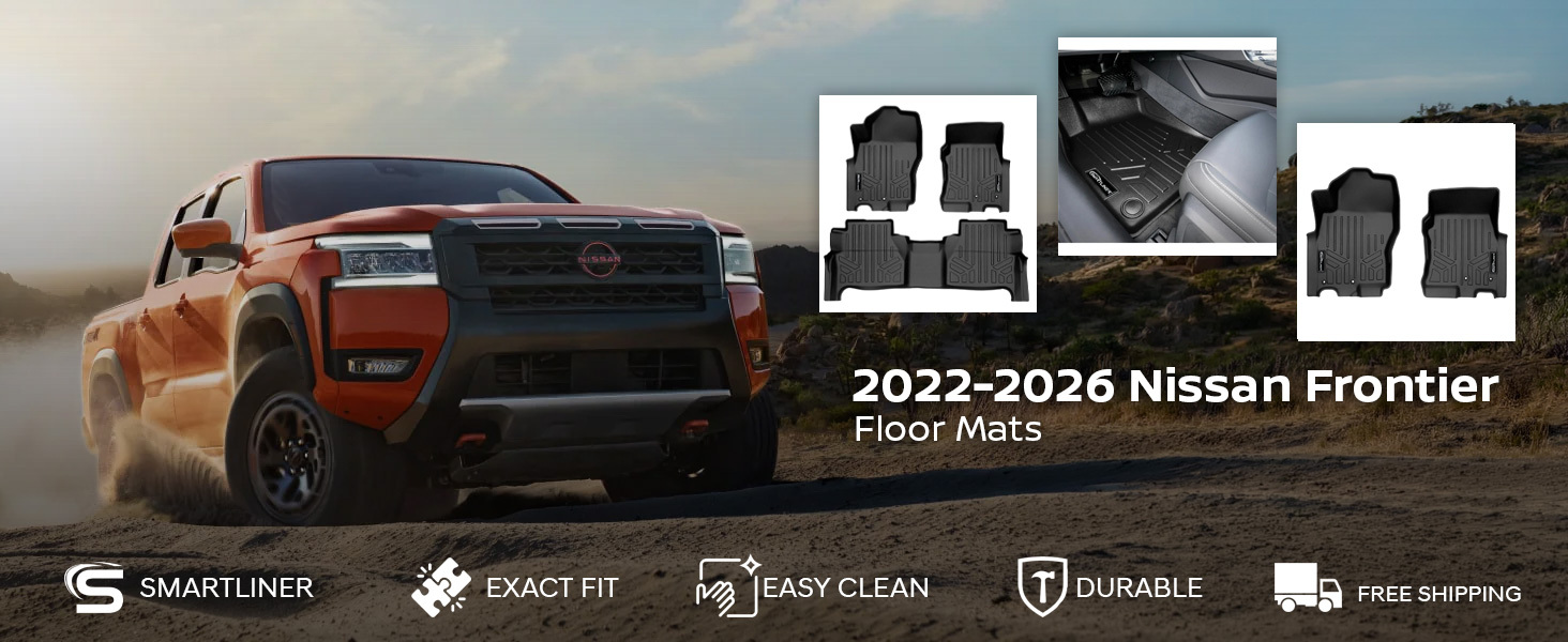 2022-2026 Nissan Frontier SmartLiner Floor Mats
