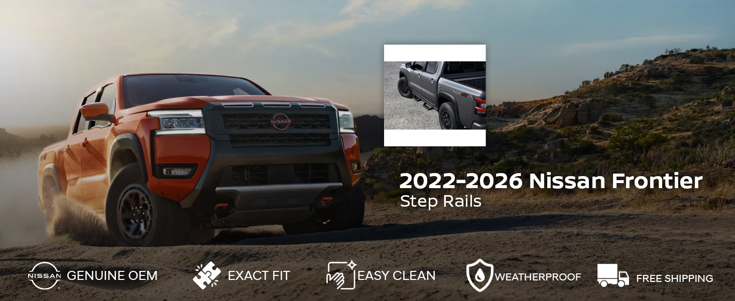 2022-2026 Nissan Frontier Step Rails