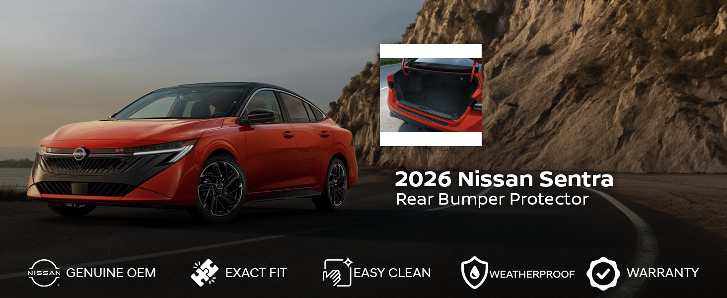 2026 Nissan Sentra Rear Bumper Protector