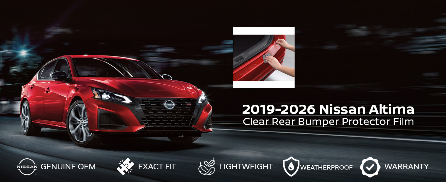 2019-2026 Nissan Altima Clear Rear Bumper Protector Film