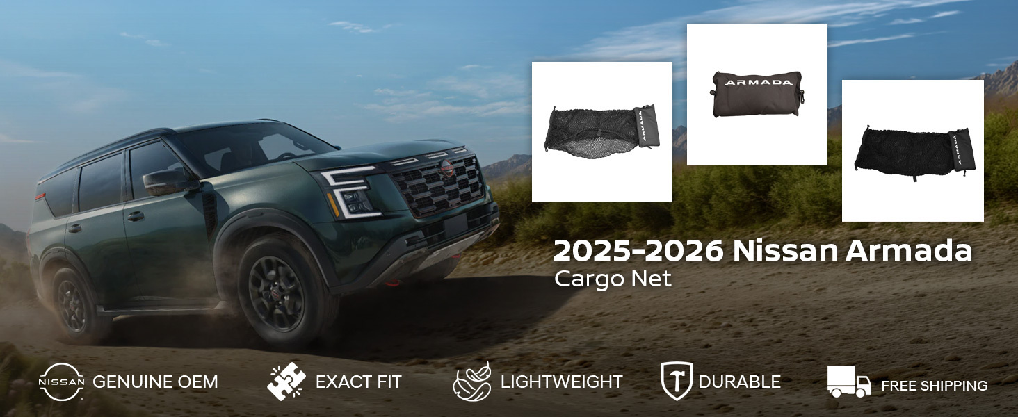 2025-2026 Nissan Armada Cargo Net