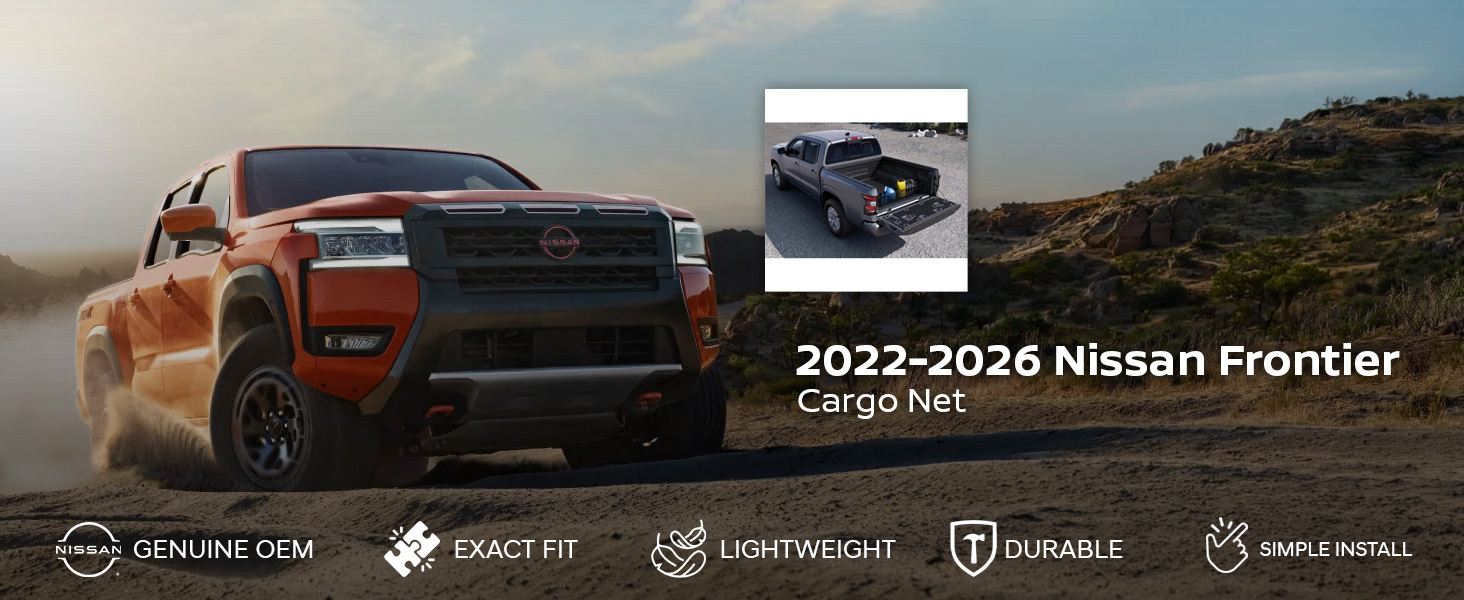 2022-2026 Nissan Frontier Cargo Net