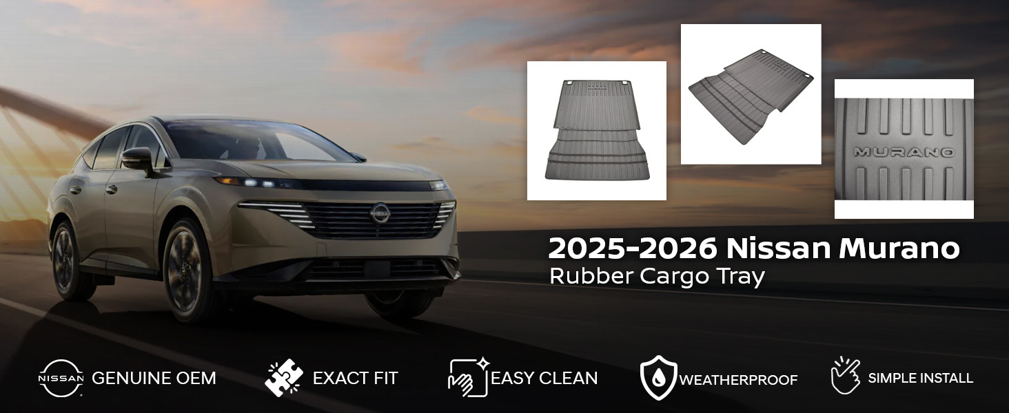 2025-2026 Nissan Murano Rubber Cargo Tray