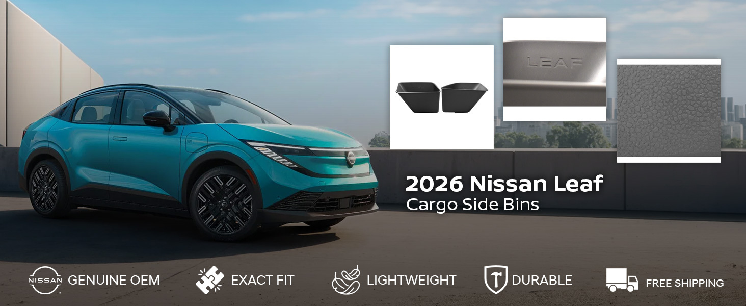 2026 Nissan Leaf Cargo Side Bins