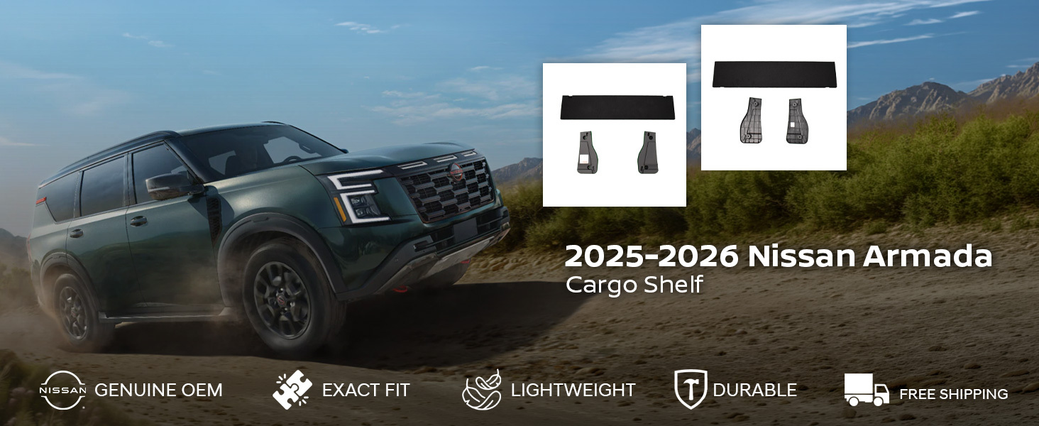 2025-2026 Nissan Armada Cargo Shelf