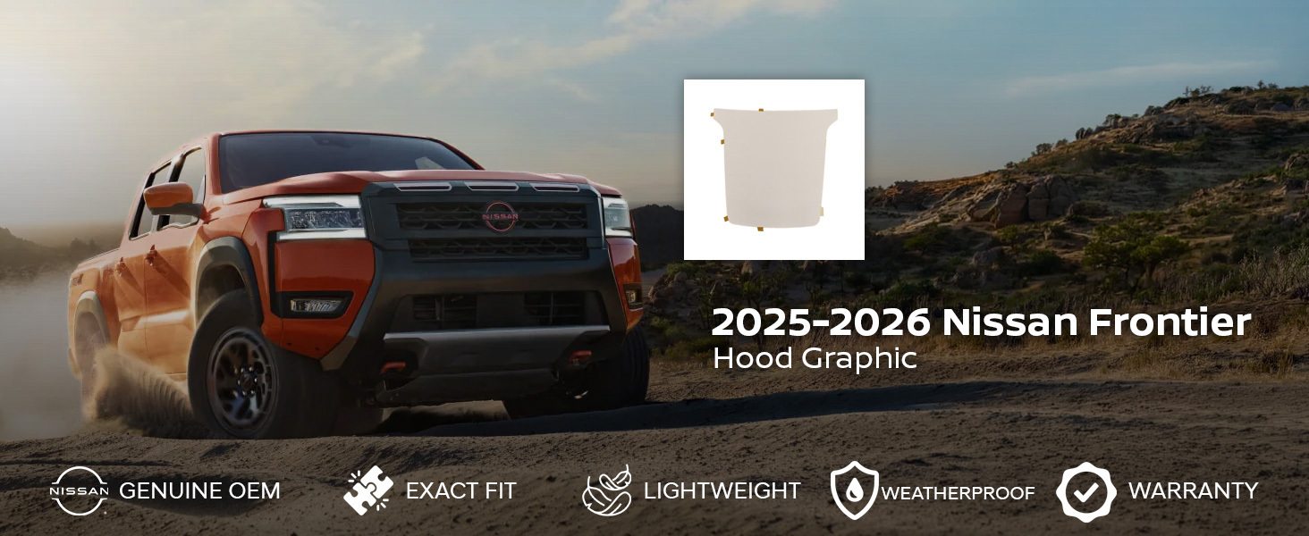 2025-2026 Nissan Frontier PRO-4X Hood Graphic