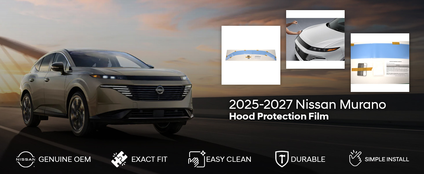 2025-2027 Nissan Murano Hood Protection Film 2025-2027 Nissan Murano Hood Protection Film