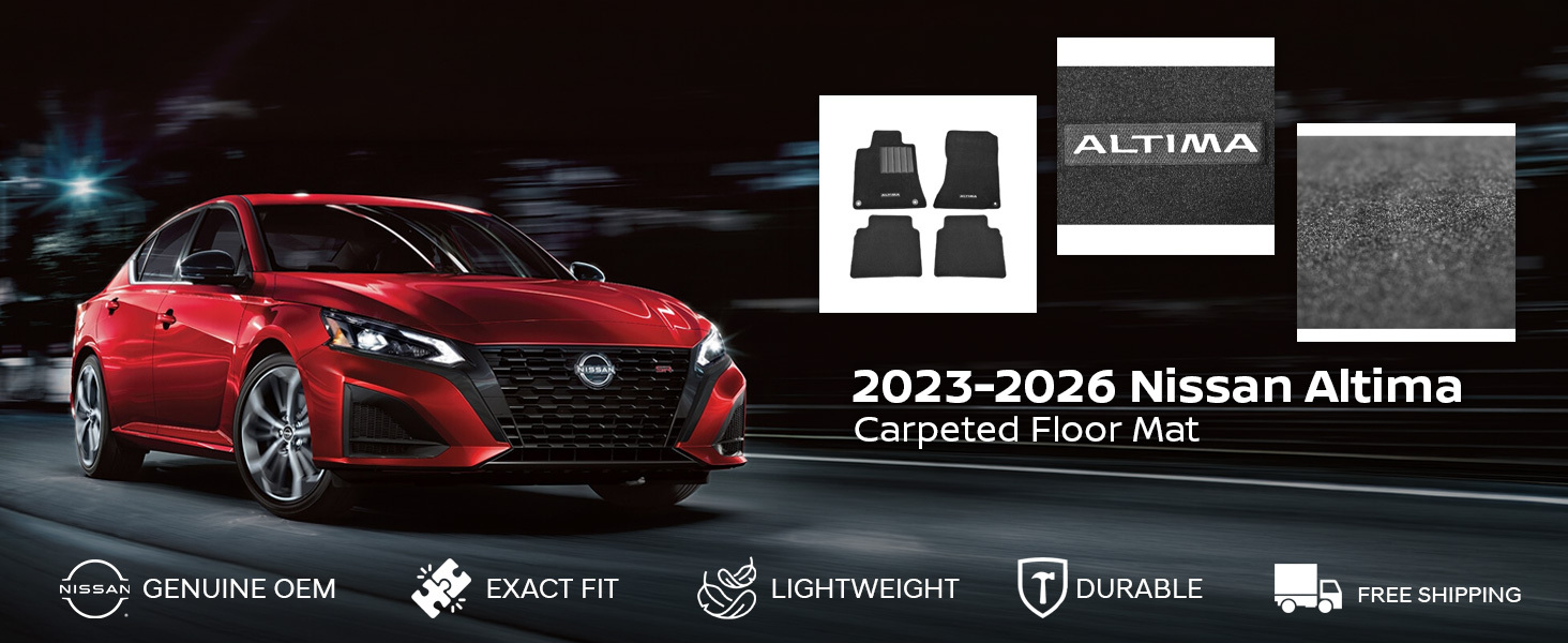 2023-2026 Nissan Altima Carpeted Floor Mats