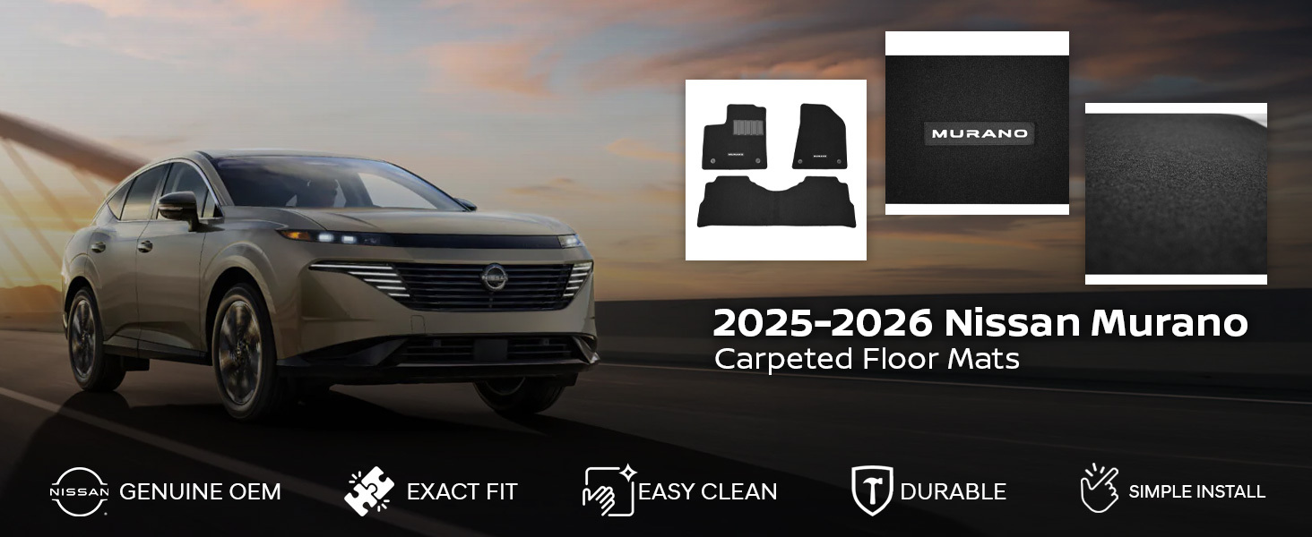 2025-2026 Nissan Murano Carpeted Floor Mats