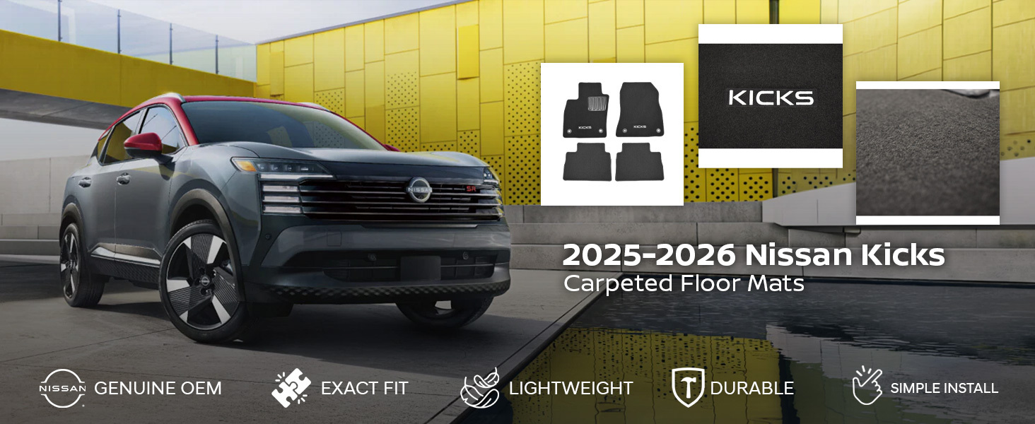 2025-2026 Nissan Kicks Carpeted Floor Mats