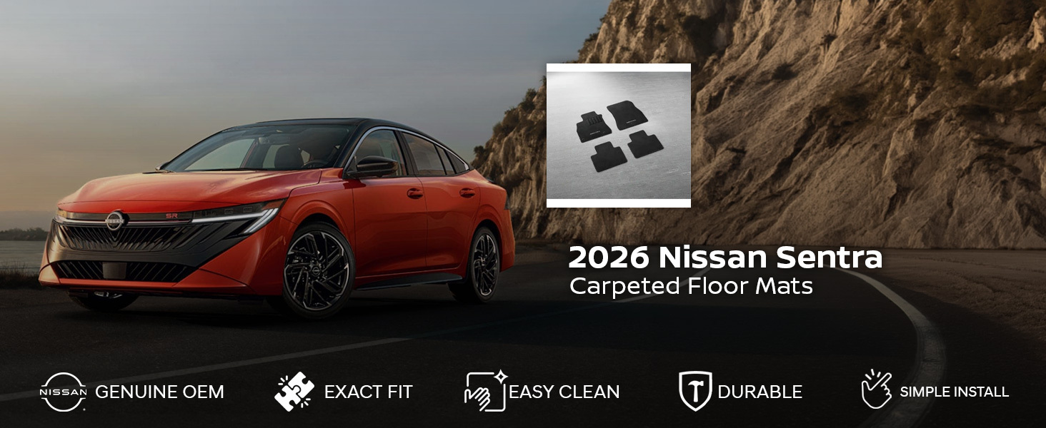 2026 Nissan Sentra Carpeted Floor Mats