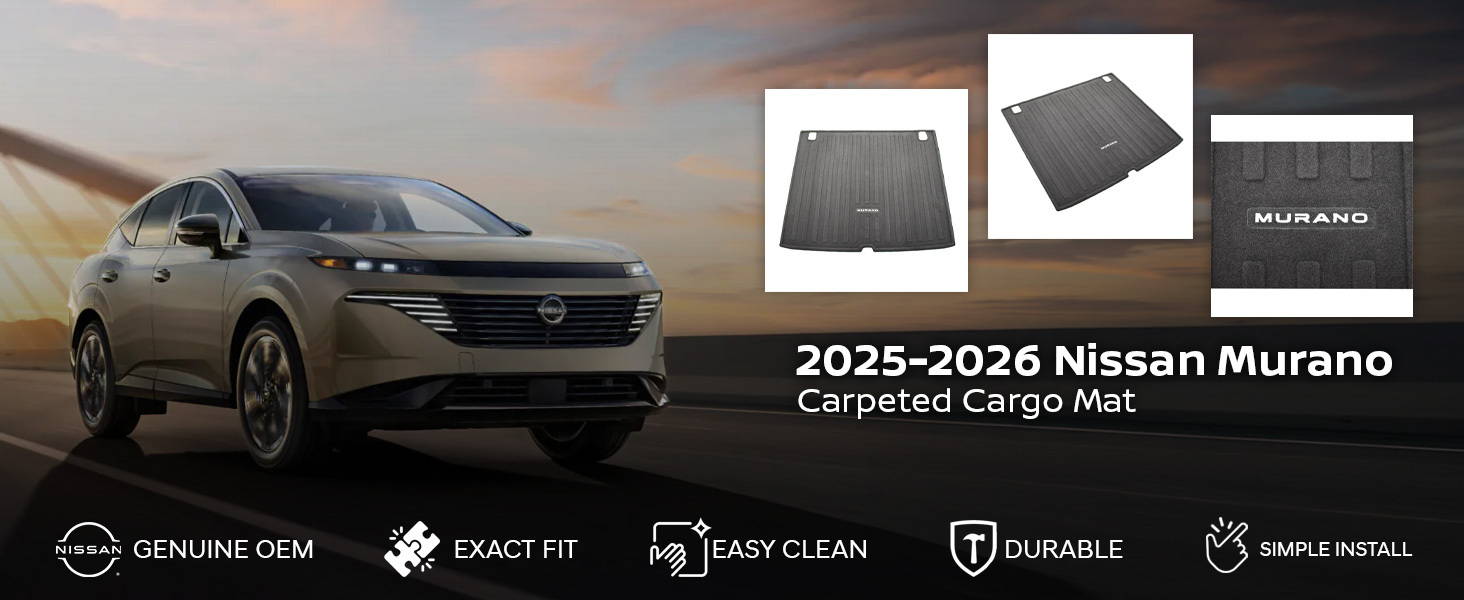 2025-2026 Nissan Murano Carpeted Cargo Mat