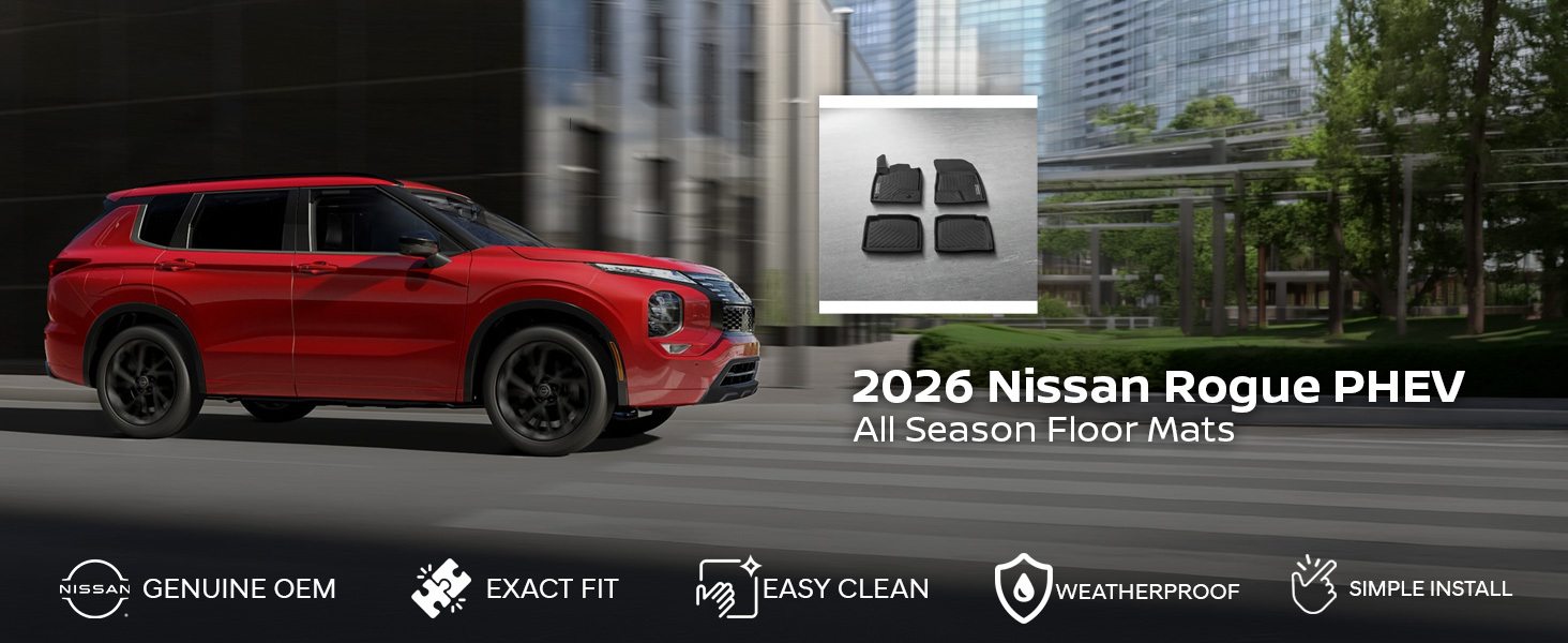 2026 Nissan Rogue Plug-In Hybrid All Season Floor Mats