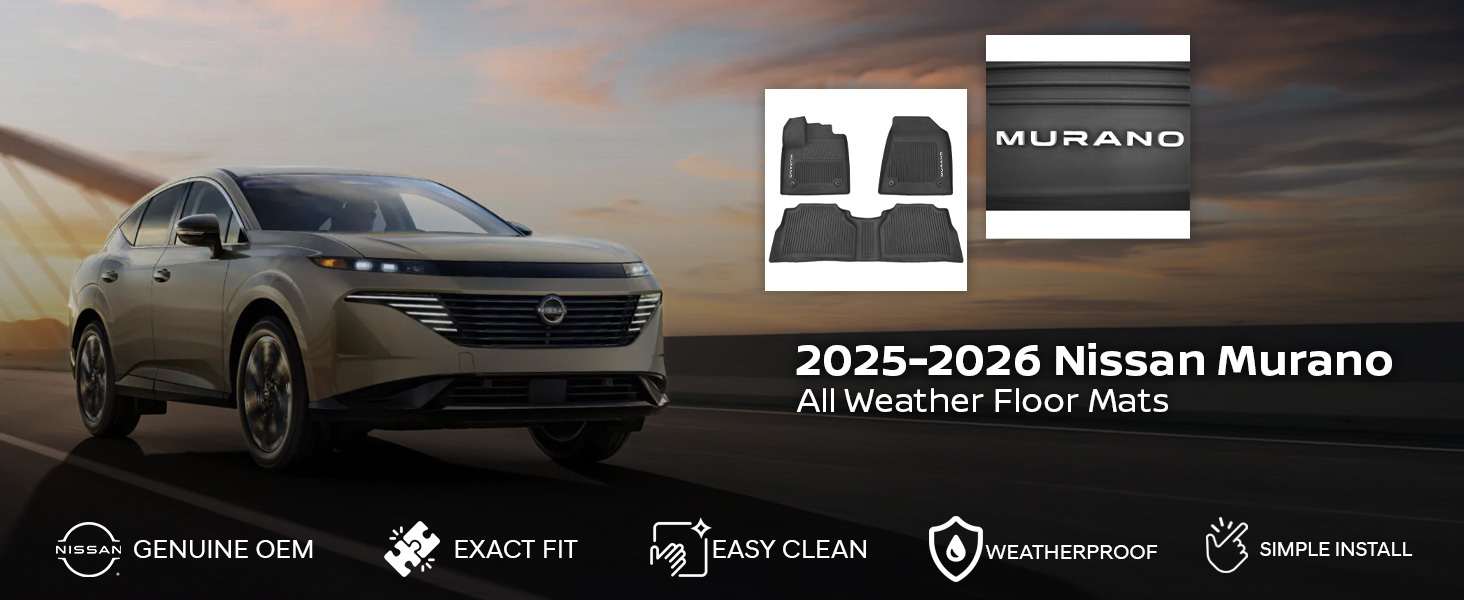 2025-2026 Nissan Murano All Weather Floor Mats