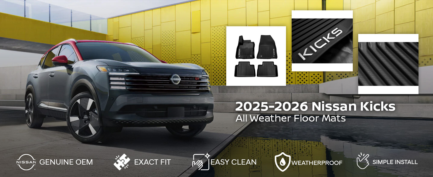 2025-2026 Nissan Kicks All Weather Floor Mats