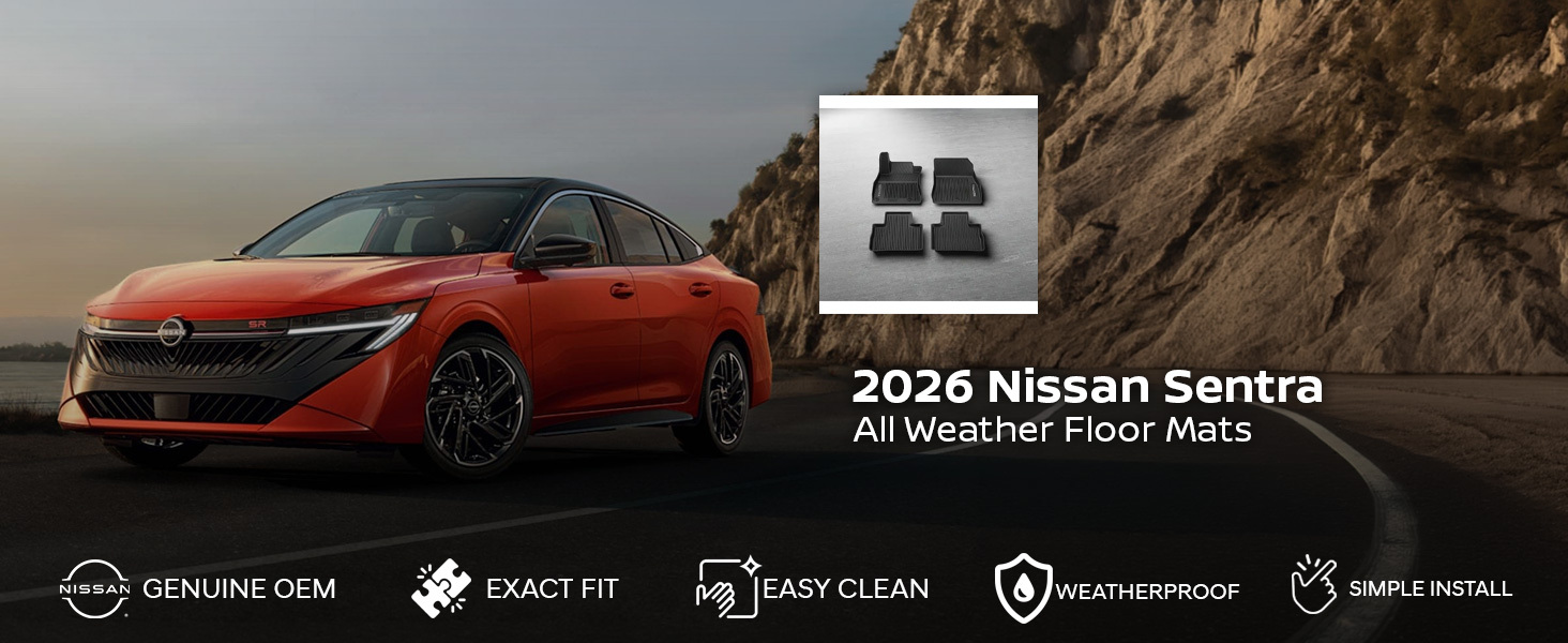 2026 Nissan Sentra All Weather Floor Mats
