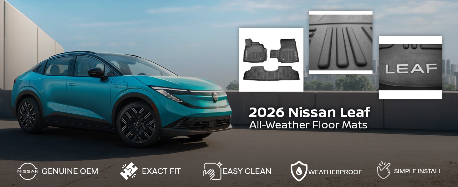 2026 Nissan Leaf All-Weather Floor Mats
