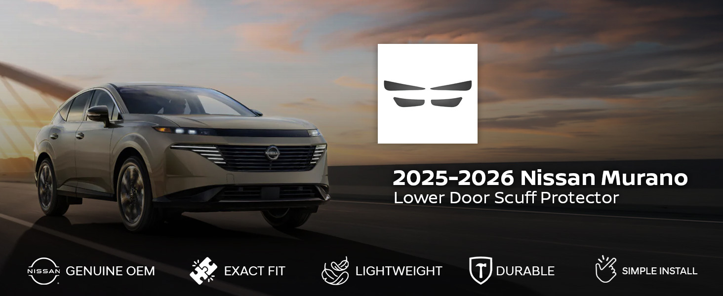 2025-2026 Nissan Murano Lower Door Scuff Protector