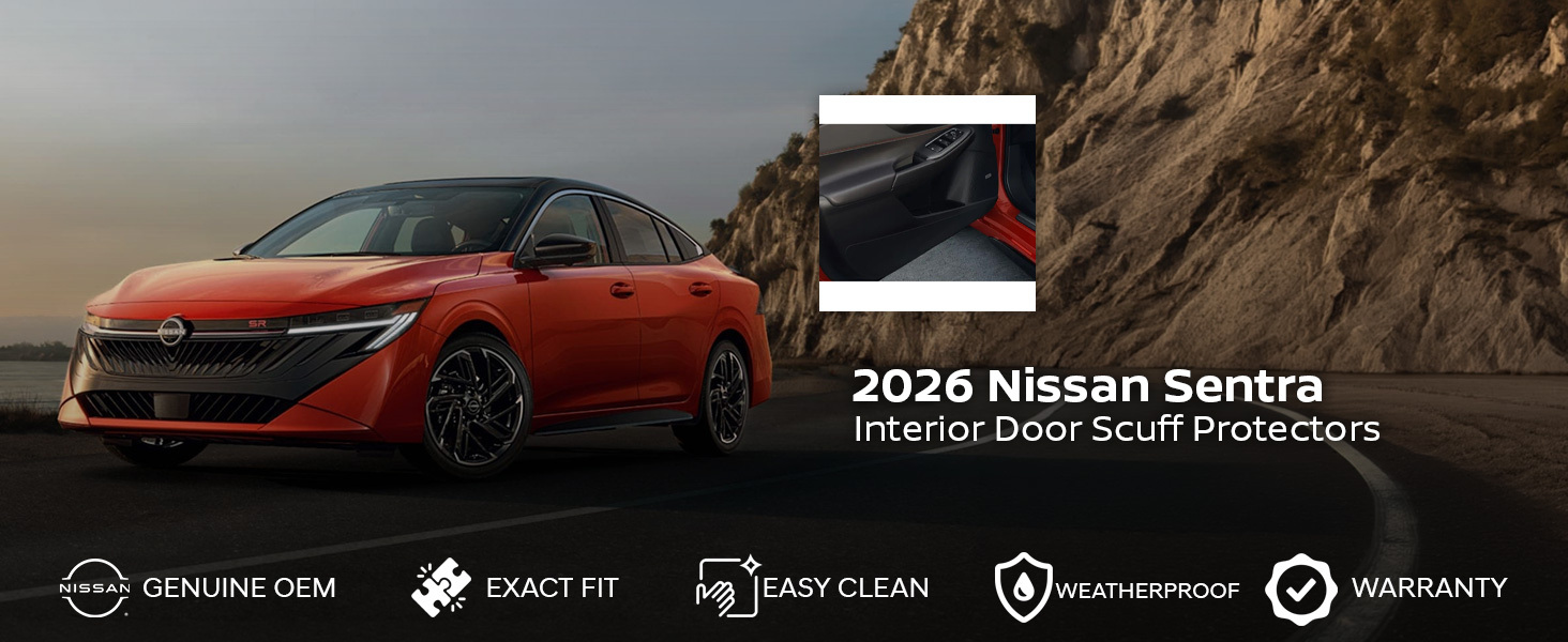 2026 Nissan Sentra Interior Door Scuff Protectors