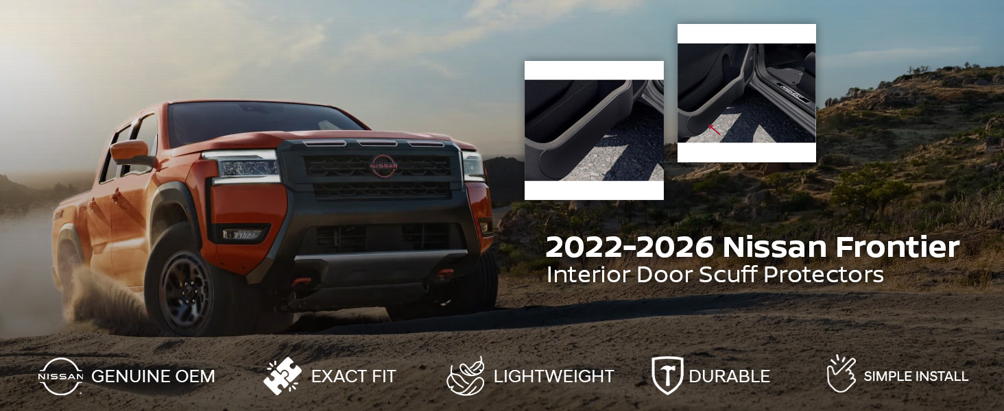 2022-2026 Nissan Frontier Interior Door Scuff Protectors