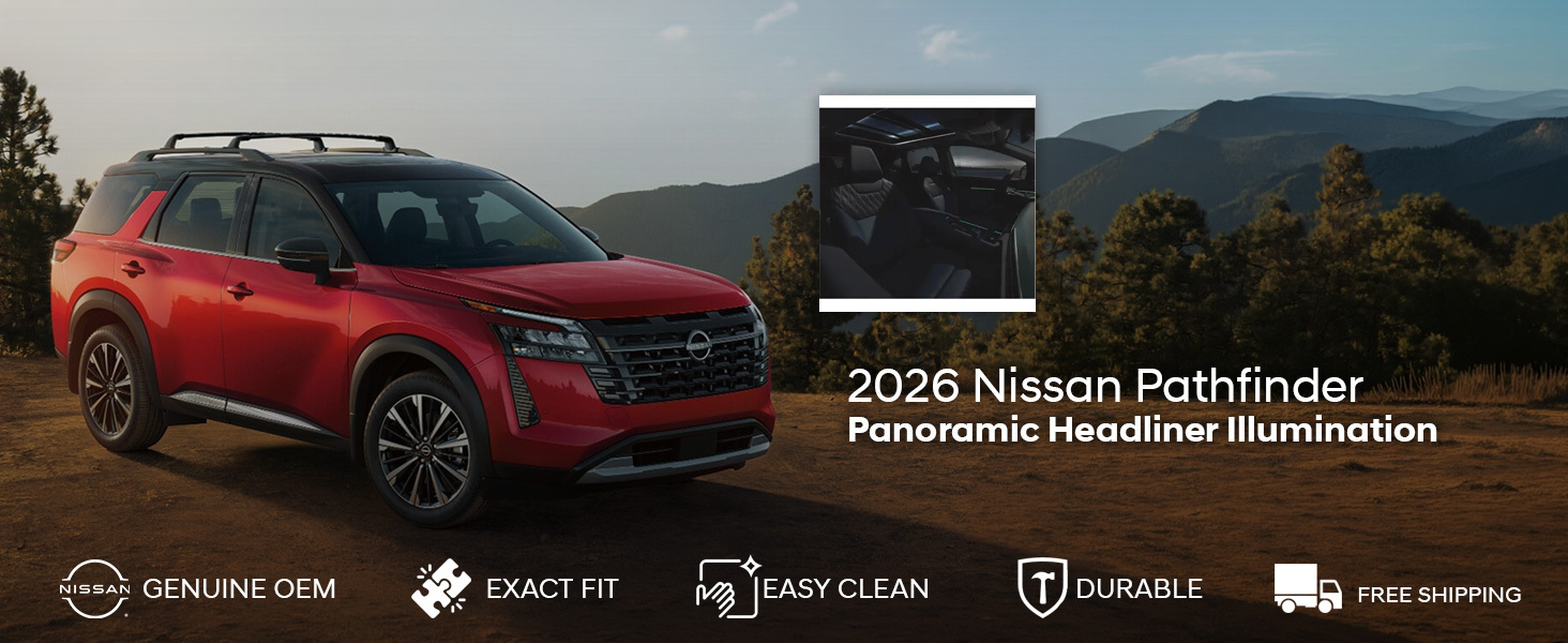 2026 Nissan Pathfinder Panoramic Headliner Illumination