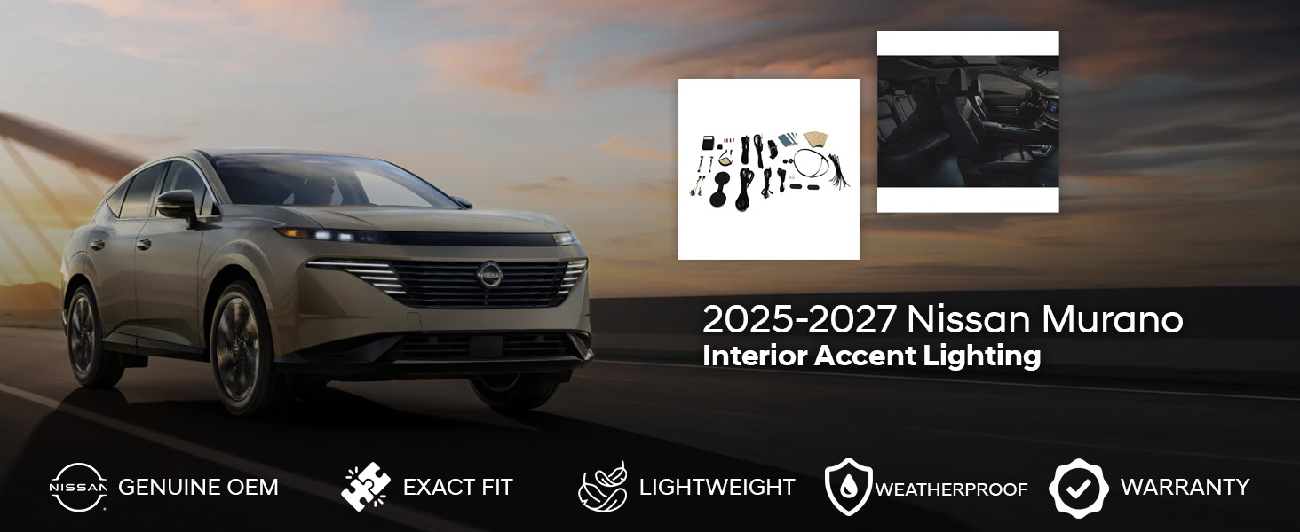 2025-2027 Nissan Murano Interior Accent Lighting
