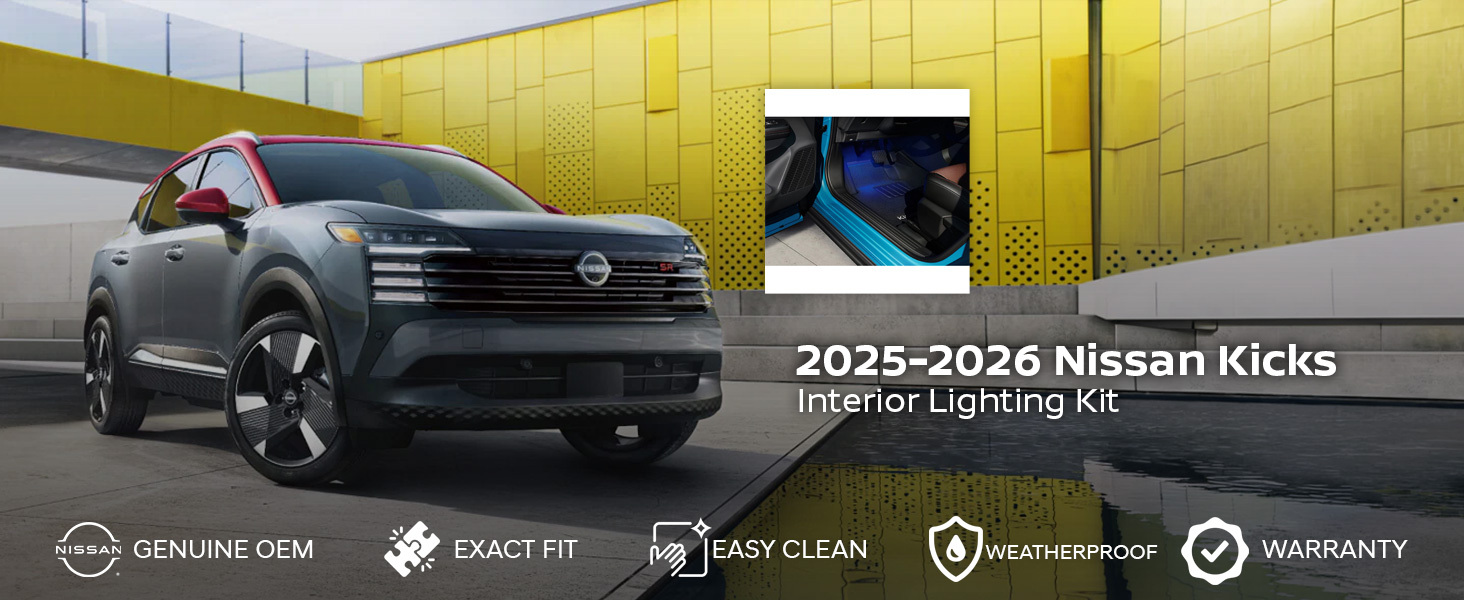 2025-2026 Nissan Kicks Interior Lighting Kit
