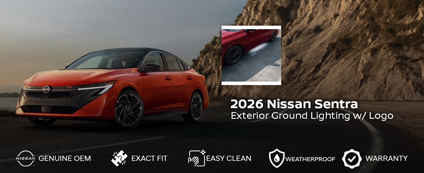 2026 Nissan Sentra Exterior Ground Lighting w/ Logo