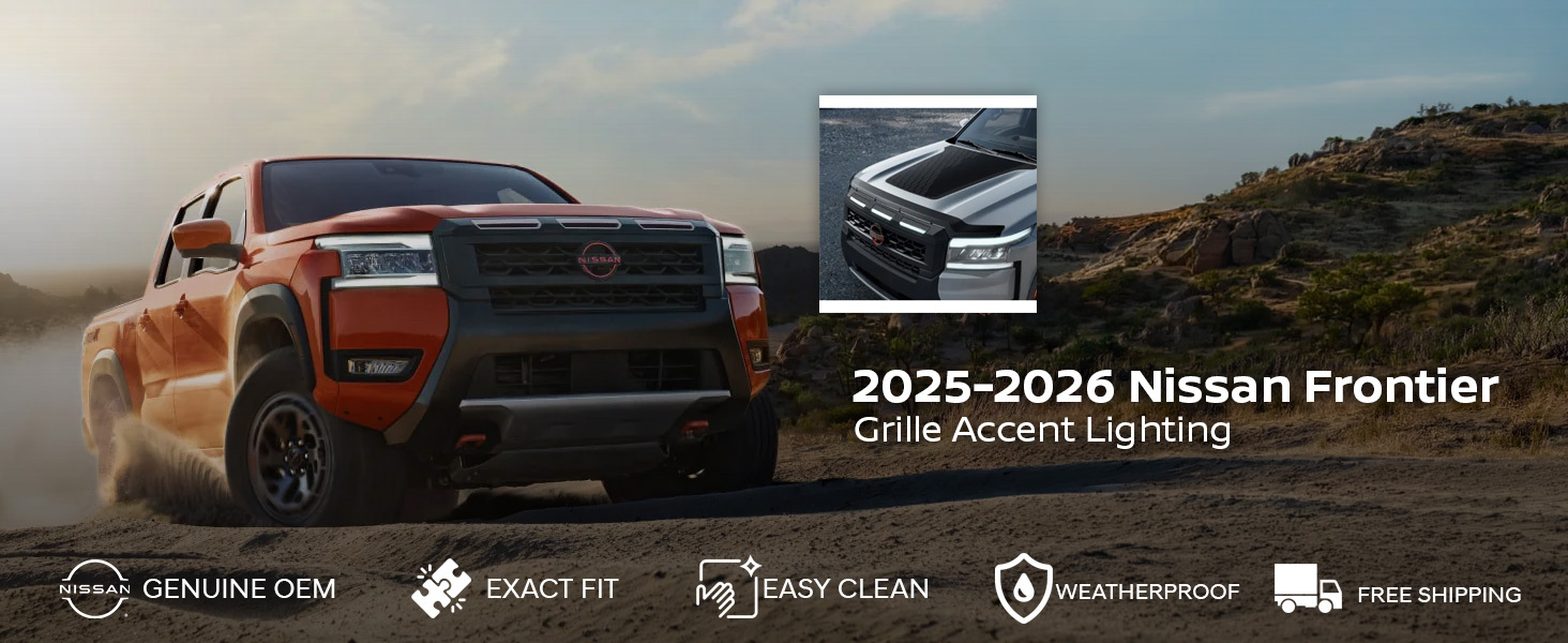 2025-2026 Nissan Frontier Grille Accent Lighting