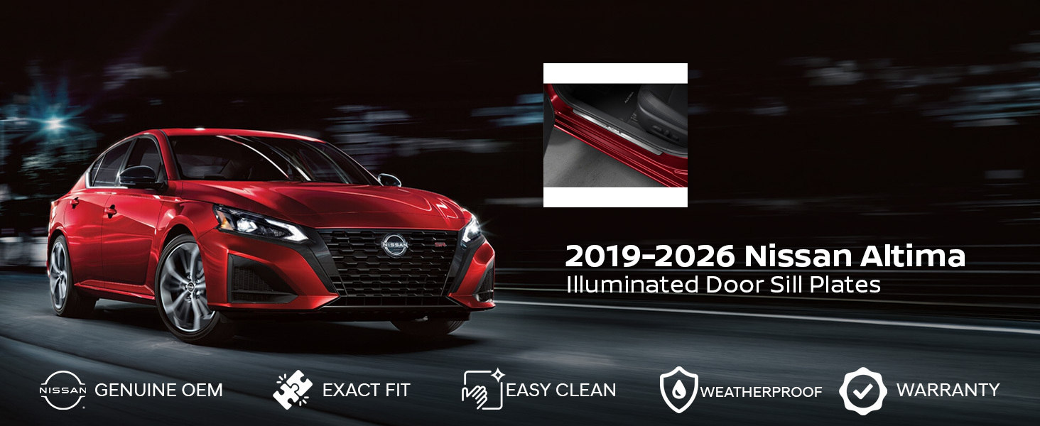 2019-2026 Nissan Altima Illuminated Door Sill Plates