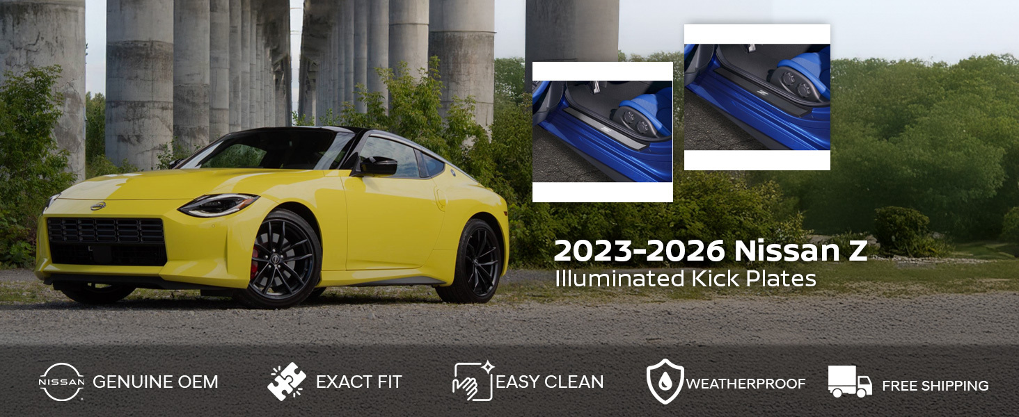 2023-2026 Nissan Z Illuminated Kick Plates
